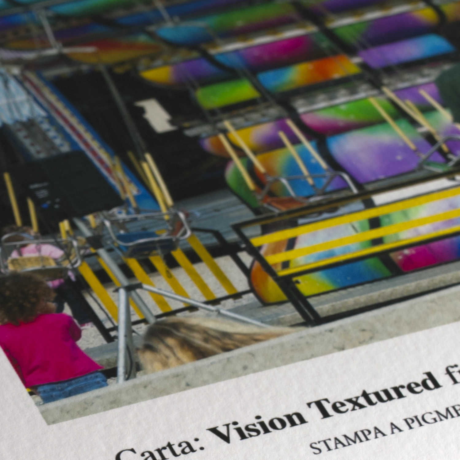 carta ArtOk Vision Textured 300 gsm polycotton detail